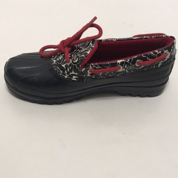𝅺Sperry Women’s Duck Low Cut Rubber Rain Shoes 6 - Picture 11 of 12